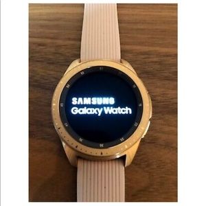 Rose gold Samsung galaxy watch 42 mm